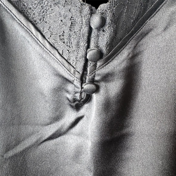 Abercrombie & Fitch Black Tank Adjustable BRAND NEW Small Lace Double Straps - Picture 2 of 4